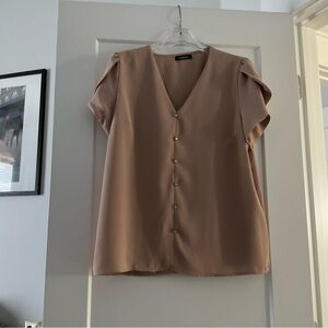 Elegant Tan Blouse